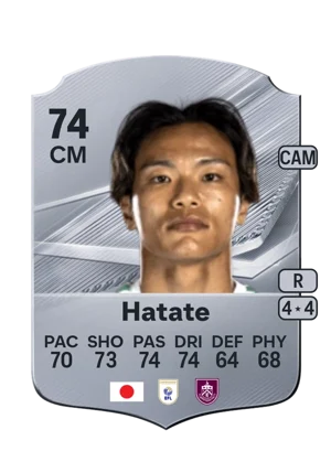 Hatate - 74 - Rare EA FC 27 card