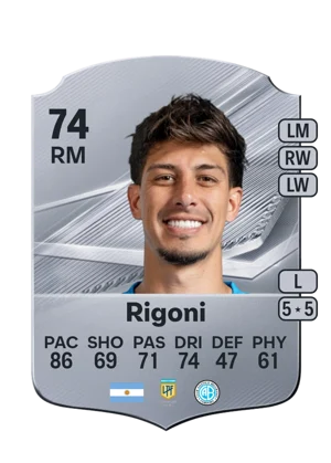 Rigoni - 74 - Rare EA FC 27 card