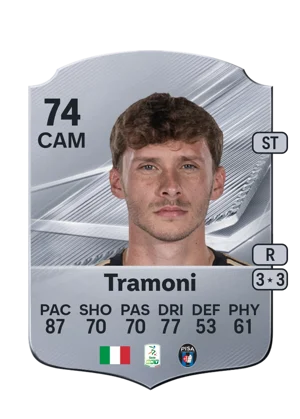 Tramoni - 74 - Rare EA FC 27 card