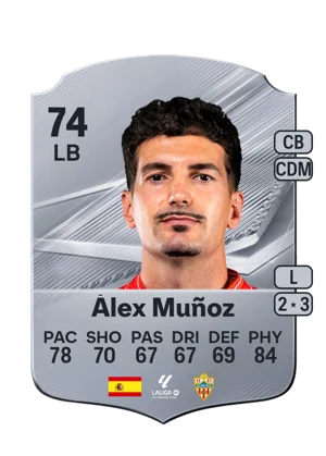 Álex Muñoz - 74 - Rare EA FC 27 card