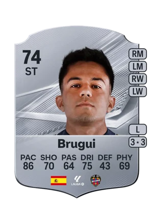 Brugui - 74 - Rare EA FC 27 card