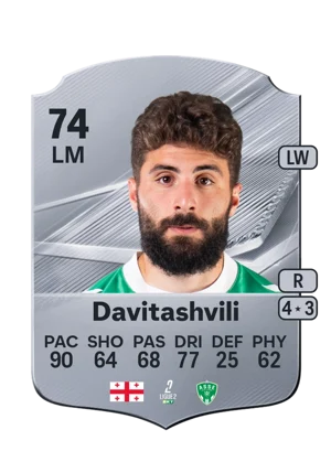 Davitashvili - 74 - Rare EA FC 27 card