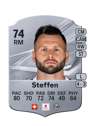 Steffen - 74 - Rare EA FC 27 card