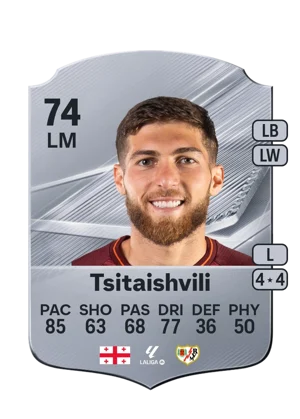 Tsitaishvili - 74 - Rare EA FC 27 card