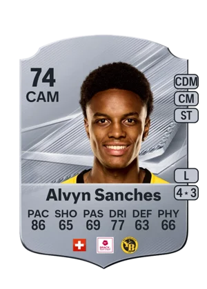 Alvyn Sanches - 74 - Rare EA FC 27 card