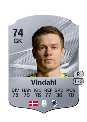 Vindahl - 74 - Rare EA FC 27 card