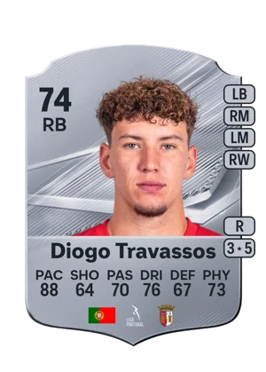 Diogo Travassos - 74 - Rare EA FC 27 card
