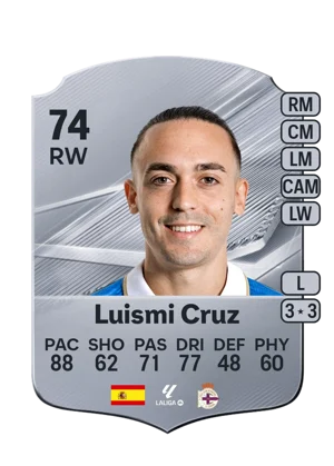 Luismi Cruz - 74 - Rare EA FC 27 card