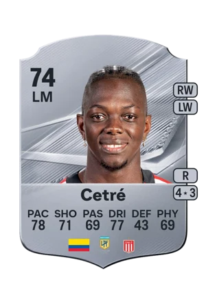 Cetré - 74 - Rare EA FC 27 card