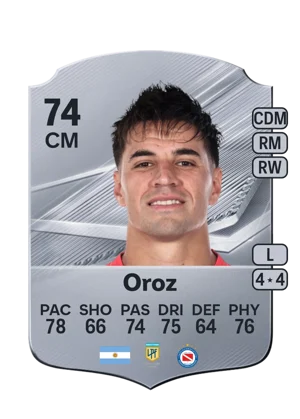Oroz - 74 - Rare EA FC 27 card