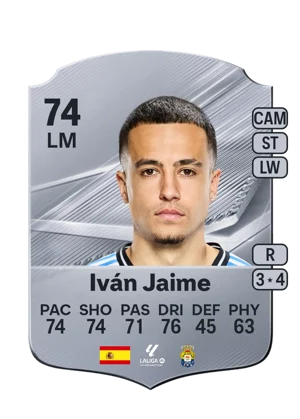 Iván Jaime - 74 - Rare EA FC 27 card