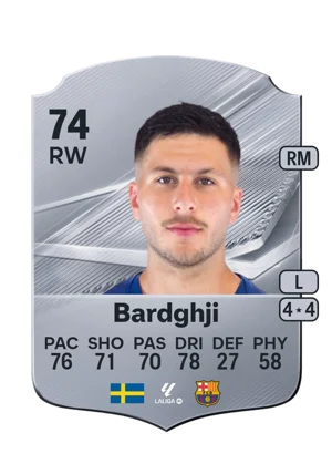 Bardghji - 74 - Rare EA FC 27 card