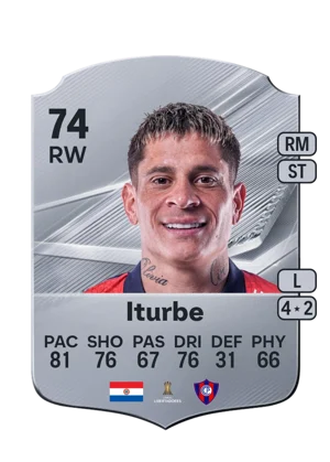 Iturbe - 74 - Rare EA FC 27 card