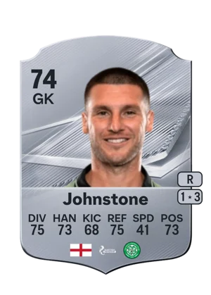 Johnstone - 74 - Rare EA FC 27 card