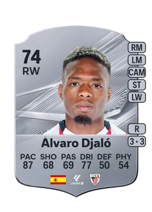Álvaro Djaló - 74 - Rare EA FC 27 card