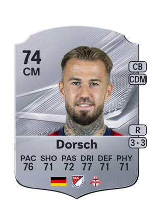 Dorsch - 74 - Rare EA FC 27 card