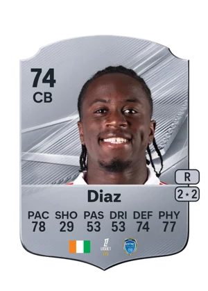 Diaz - 74 - Rare EA FC 27 card