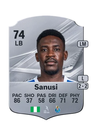 Sanusi - 74 - Rare EA FC 27 card