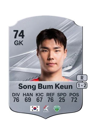 Song Bum Keun - 74 - Rare EA FC 27 card
