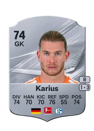 Karius - 74 - Rare EA FC 27 card