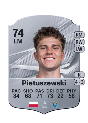 Pietuszewski - 74 - Rare EA FC 27 card