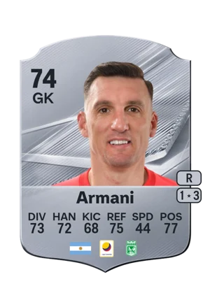 Armani - 74 - Rare EA FC 27 card