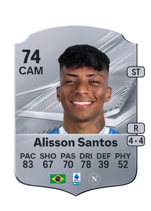 Alisson Santos - 74 - Rare EA FC 27 card