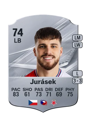 Jurásek - 74 - Rare EA FC 27 card