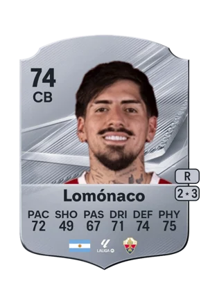 Lomónaco - 74 - Rare EA FC 27 card