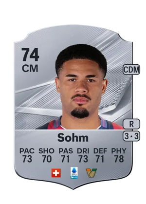 Sohm - 74 - Rare EA FC 27 card