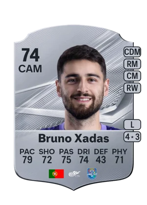 Bruno Xadas - 74 - Rare EA FC 27 card