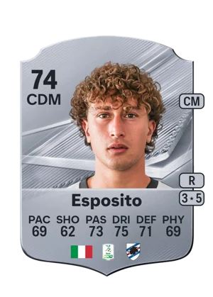 Esposito - 74 - Rare EA FC 27 card