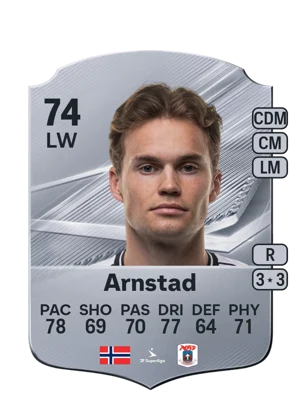 Arnstad - 74 - Rare EA FC 27 card