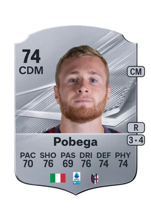 Pobega - 74 - Rare EA FC 27 card