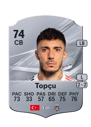 Topçu - 74 - Rare EA FC 27 card