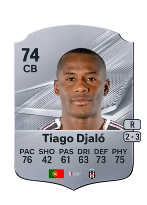 Tiago Djaló - 74 - Rare EA FC 27 card