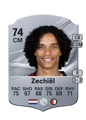 Zechiël - 74 - Rare EA FC 27 card