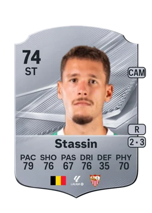 Stassin - 74 - Rare EA FC 27 card