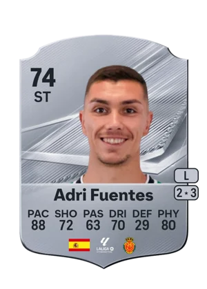 Adri Fuentes - 74 - Rare EA FC 27 card