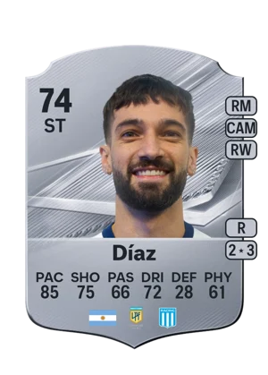 Díaz - 74 - Rare EA FC 27 card