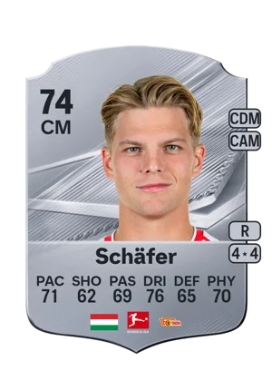 Schäfer - 74 - Rare EA FC 27 card