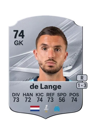 de Lange - 74 - Rare EA FC 27 card