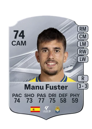 Manu Fuster - 74 - Rare EA FC 27 card