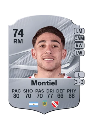 Montiel - 74 - Rare EA FC 27 card