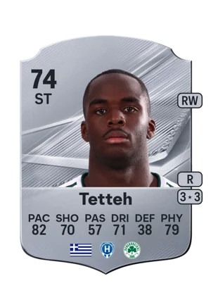 Tetteh - 74 - Rare EA FC 27 card