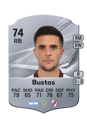 Bustos - 74 - Rare EA FC 27 card