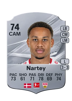 Nartey - 74 - Rare EA FC 27 card
