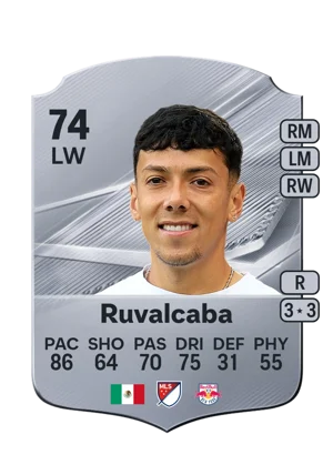 Ruvalcaba - 74 - Rare EA FC 27 card