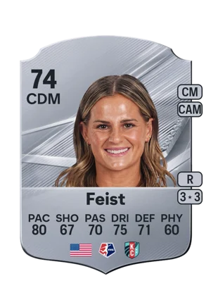 Feist - 74 - Rare EA FC 27 card