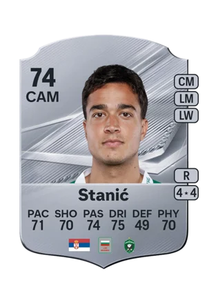 Stanić - 74 - Rare EA FC 27 card